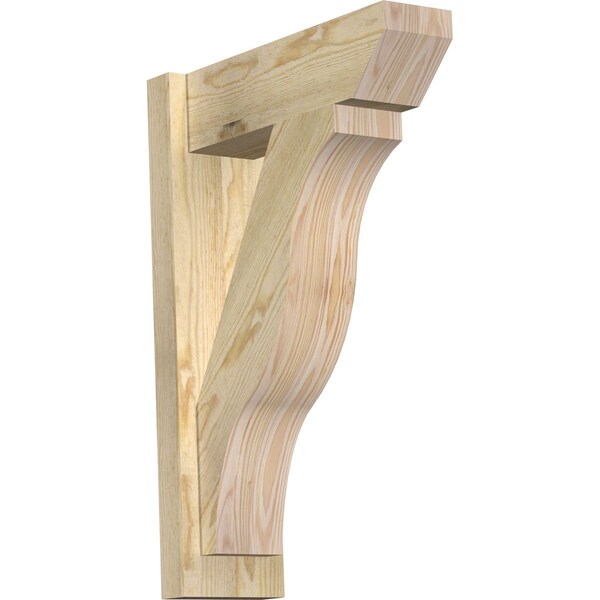 Ekena Millwork Funston Slat Rough Sawn Outlooker, Douglas Fir, 6"W x 18"D x 26"H OUT06X18X26FST06RDF - main